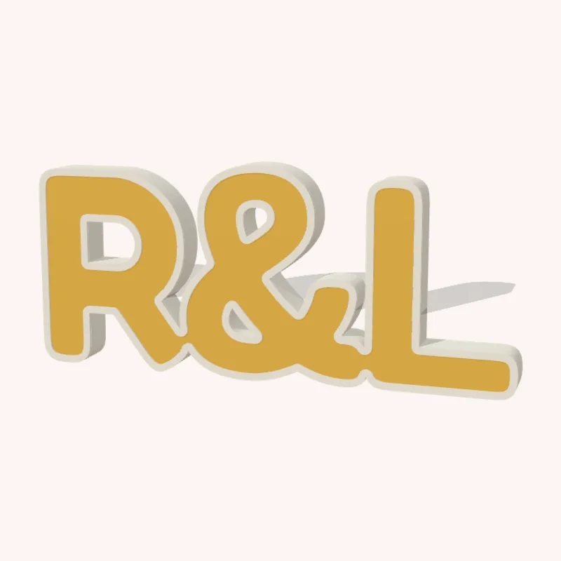 Voorbeeld letterontwerp: Bruiloft